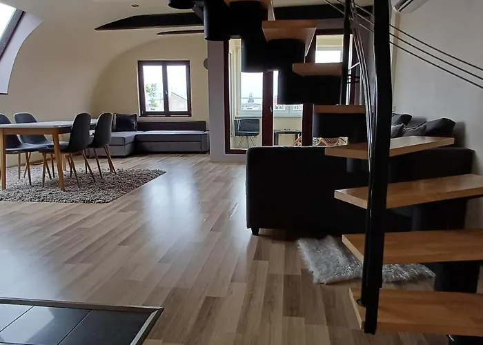 Apartmán Rooftop Deluxe Praha